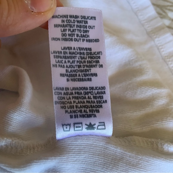 Philanthropy - Sky Ribbed Tank White Cat - Picture 6 of 7